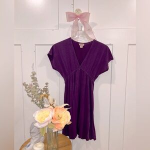 MOSSIMO purple mini dress